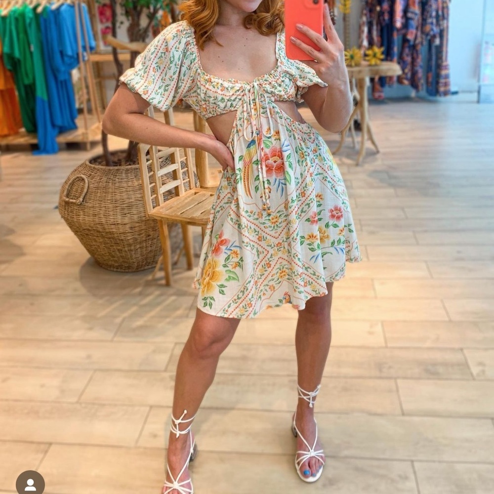 FARM Rio Short Garden Dress Size M